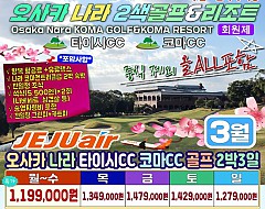 오사카 나라 2색골프